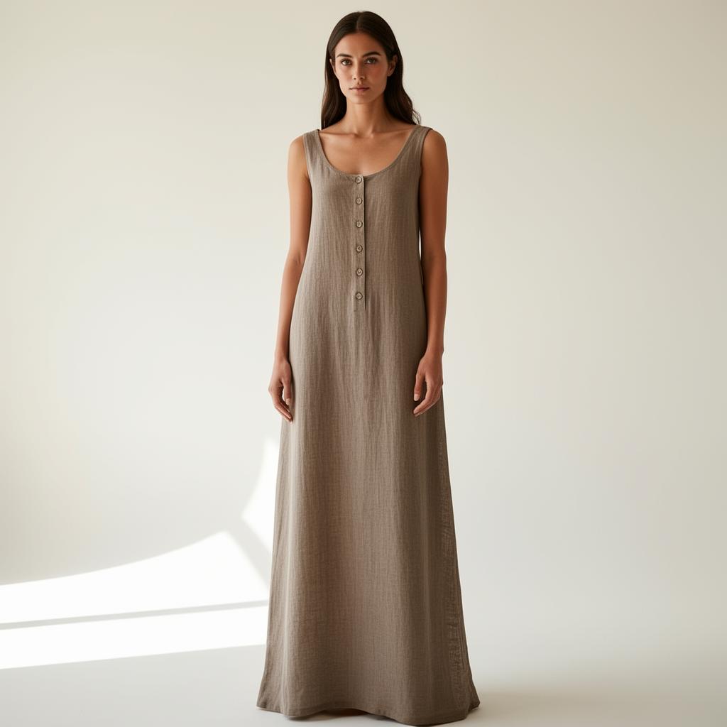 Maxi Linen Dress