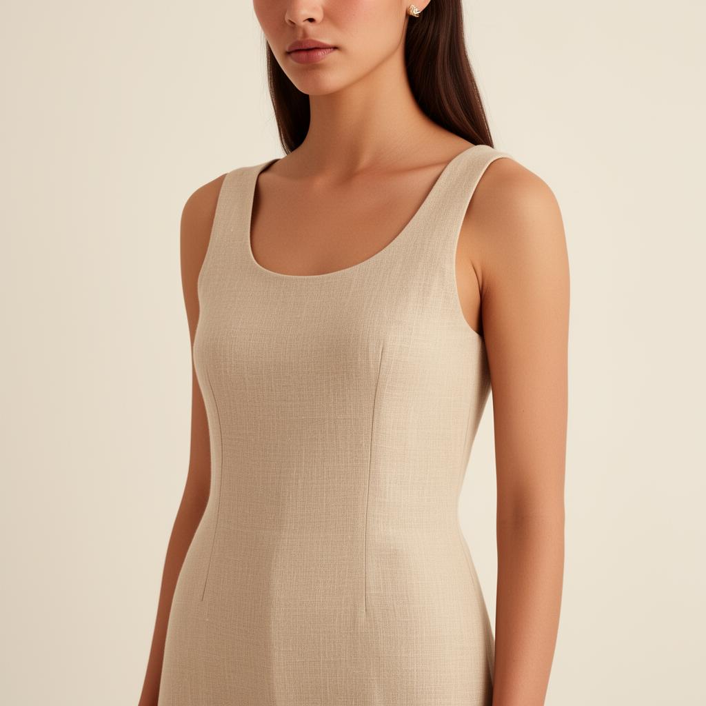 Linen Sleeveless Top